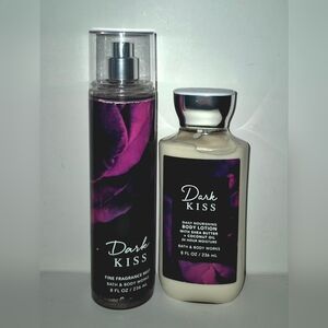 Bath & Body Works Dark Kiss Fragrance Mist and Lotion